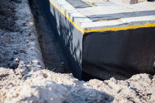 Residential Waterproofing installation at a Farmersburg, IN home by SJ Waterproofing Pros